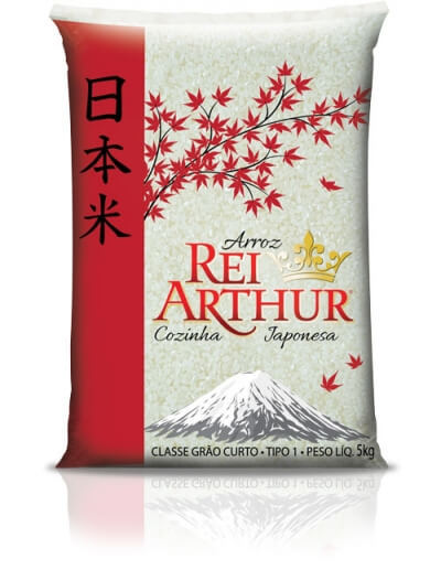 ARROZ REI ARTHUR - GRÃO CURTO - FD C/ 6X5 KG