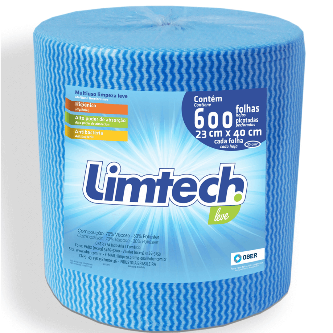 PANO WIPER LIMTECH 29cm X 240m - AZUL