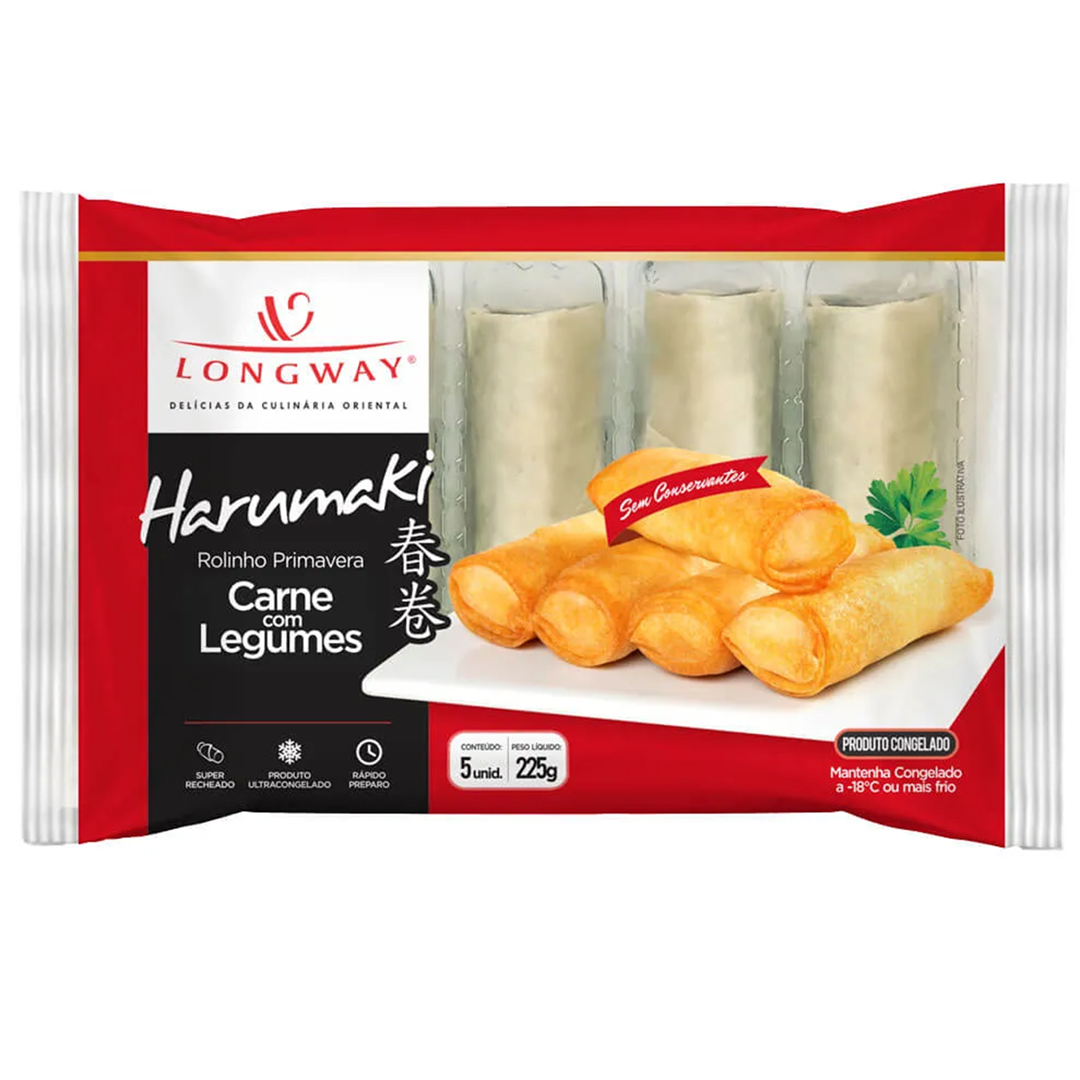 ROLINHO PRIMAVERA- CARNE C/LEGUMES