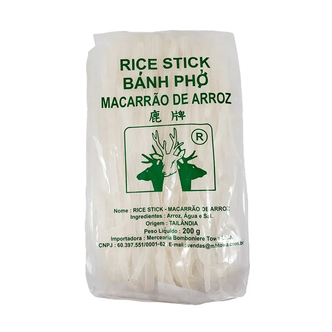 MACARRAO DE ARROZ - 3 MM - C/ 200-