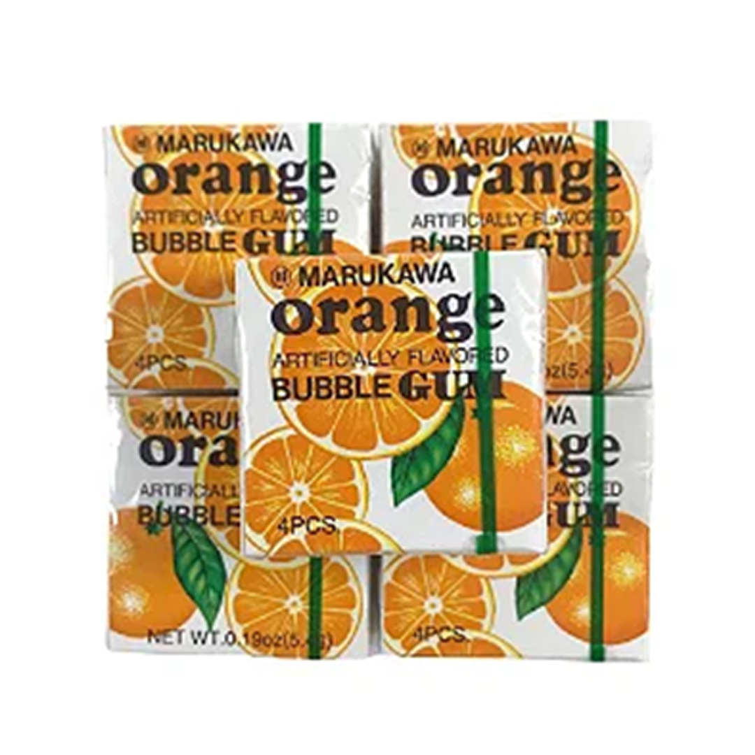 GOMA DE MASCAR MARBLE GUM ORANGE 4