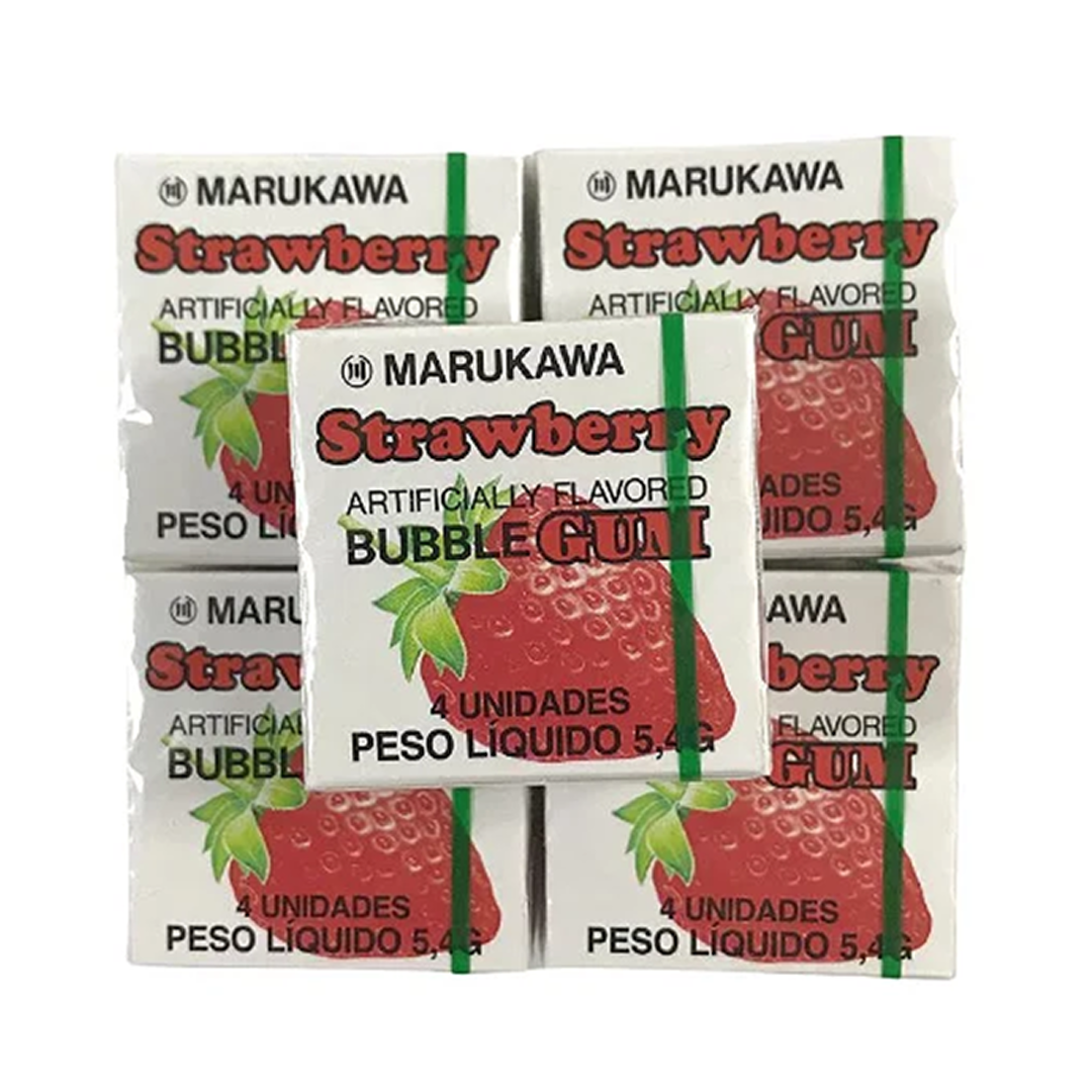GOMA DE MASCAR MARBLE GUM STRAWBERR