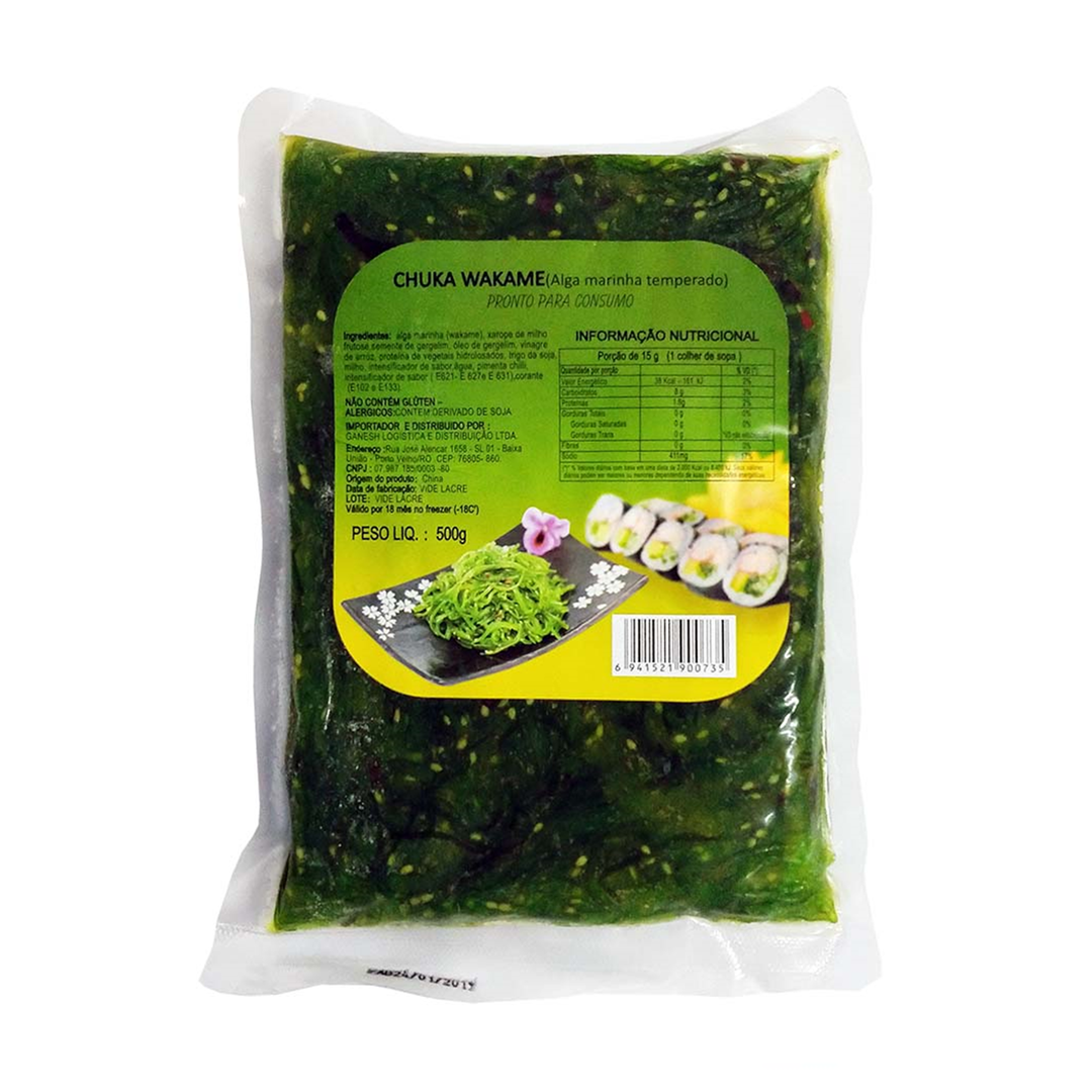 WAKAME CONGELADO - PCT C/ 500g