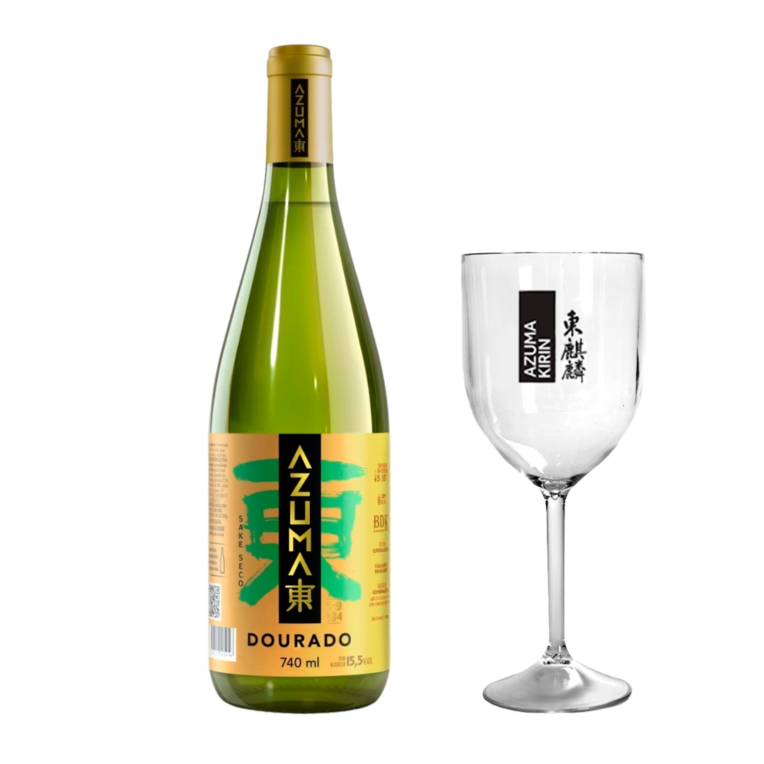 AZUMA  SAQUE  DOURADO  - 740ml