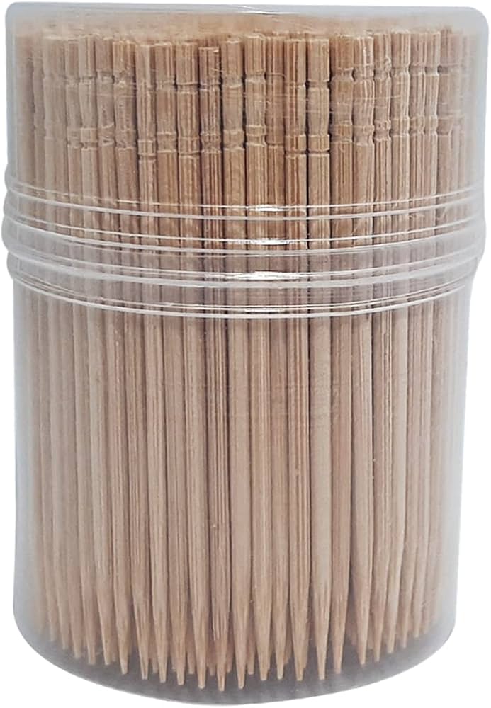 PALITO DE DENTE BAMBU C/ 500 UNIDAD