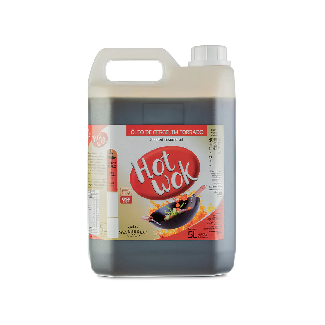 OLEO DE GERGELIM - HOT WOK 5 LITROS
